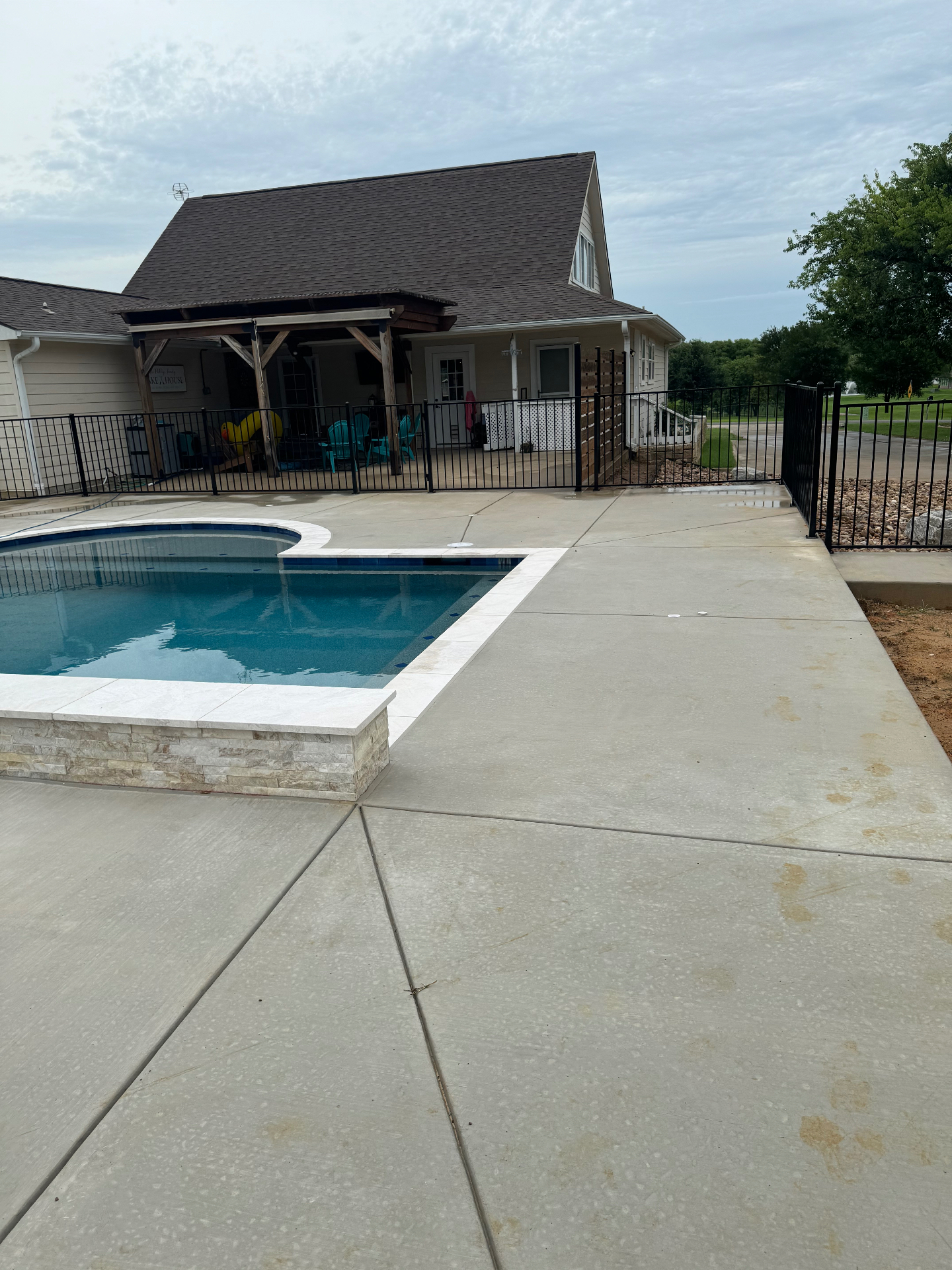 Pool Iron Fencing