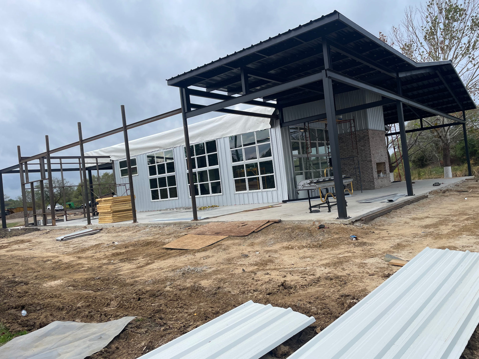 Steel Pavilion Build