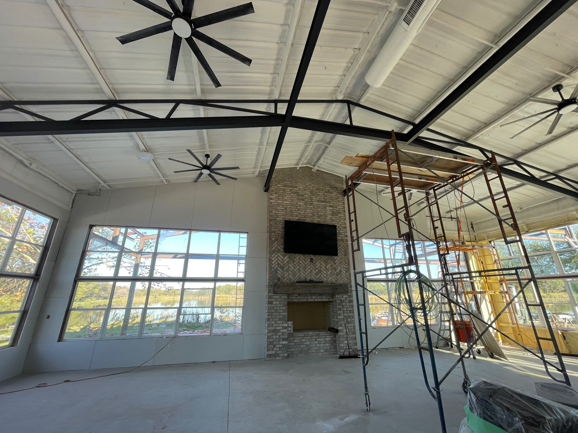 Vaulted Steel Trusses